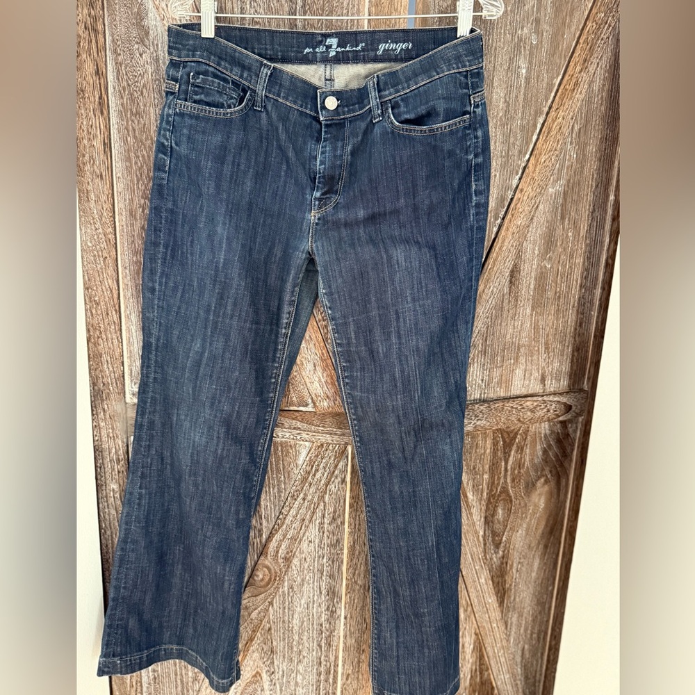 7 For All Mankind "Ginger" wide-leg flare jeans  size 31